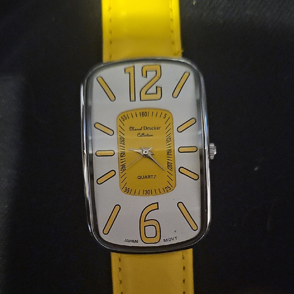 DaVinci Yellow and Silver Women's Watch